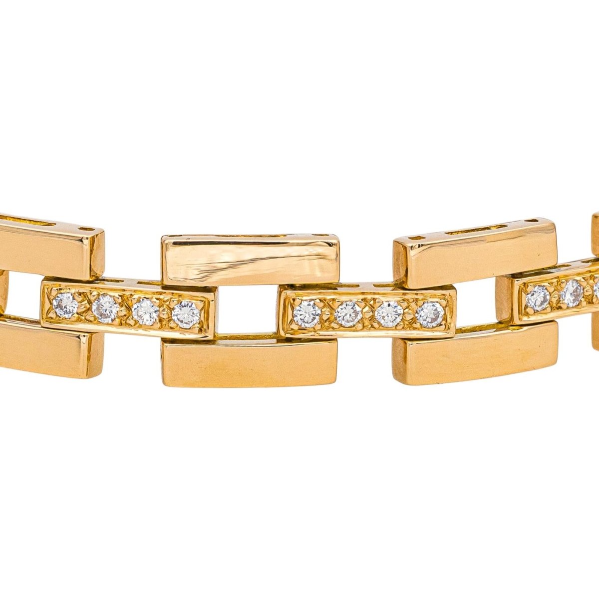 Bracelet Yellow gold diamond