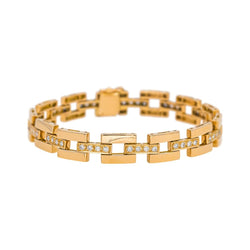 Bracelet Yellow gold diamond