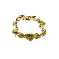 Bracelet Tank en or jaune et diamants - Castafiore