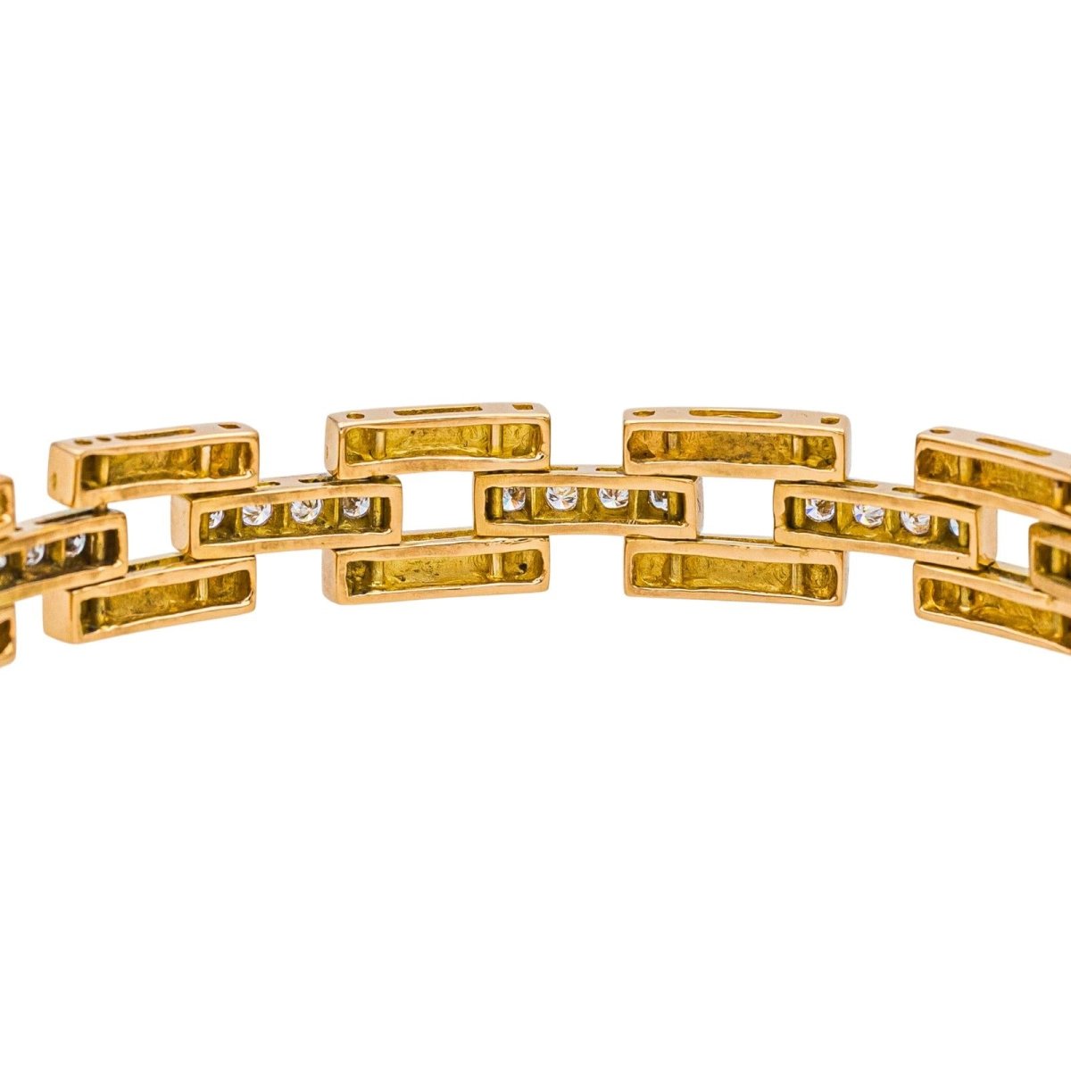 Bracelet Yellow gold diamond