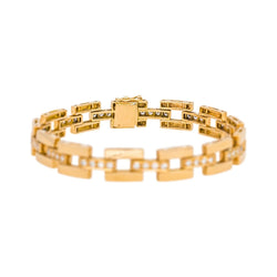 Bracelet Yellow gold diamond