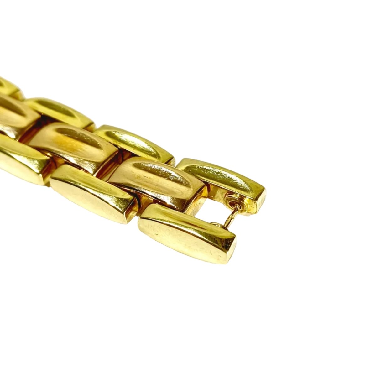 Bracelet Tank en or jaune et or rose - Castafiore