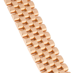 Bracelet Tank en or rose - Castafiore