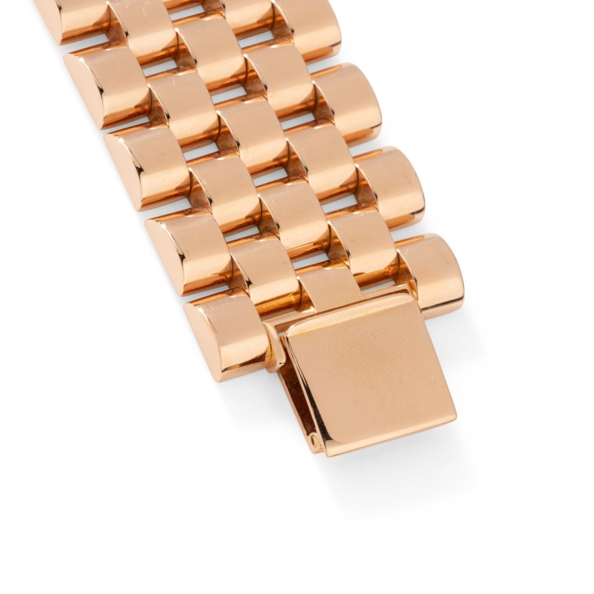 Bracelet Tank en or rose - Castafiore