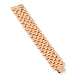 Bracelet Tank en or rose - Castafiore