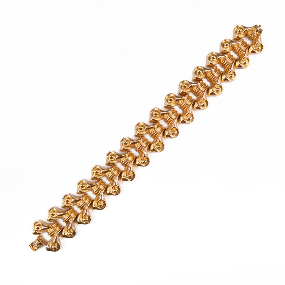 Bracelet TANK Reversible en or jaune - Castafiore