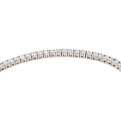 Bracelet Tennis Or blanc Diamant - Castafiore