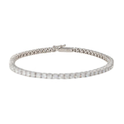 Bracelet Tennis Or blanc Diamant - Castafiore