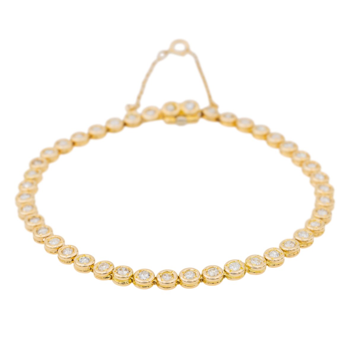 Bracelet Tennis Or jaune Diamant - Castafiore