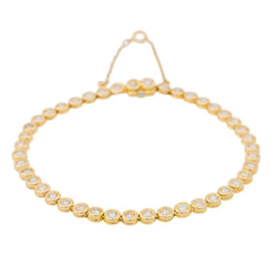 Bracelet Tennis Or jaune Diamant - Castafiore