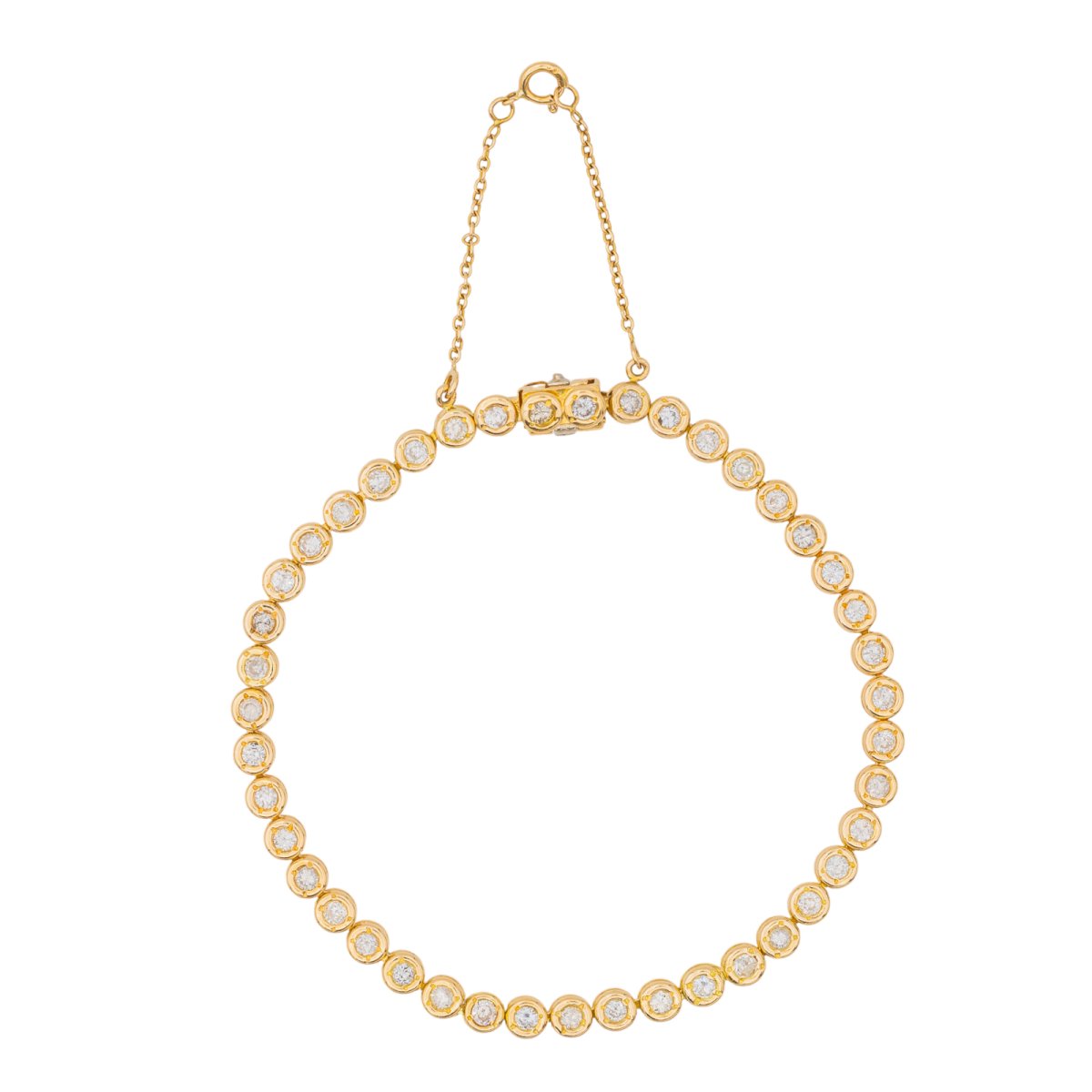 Bracelet Tennis Or jaune Diamant - Castafiore