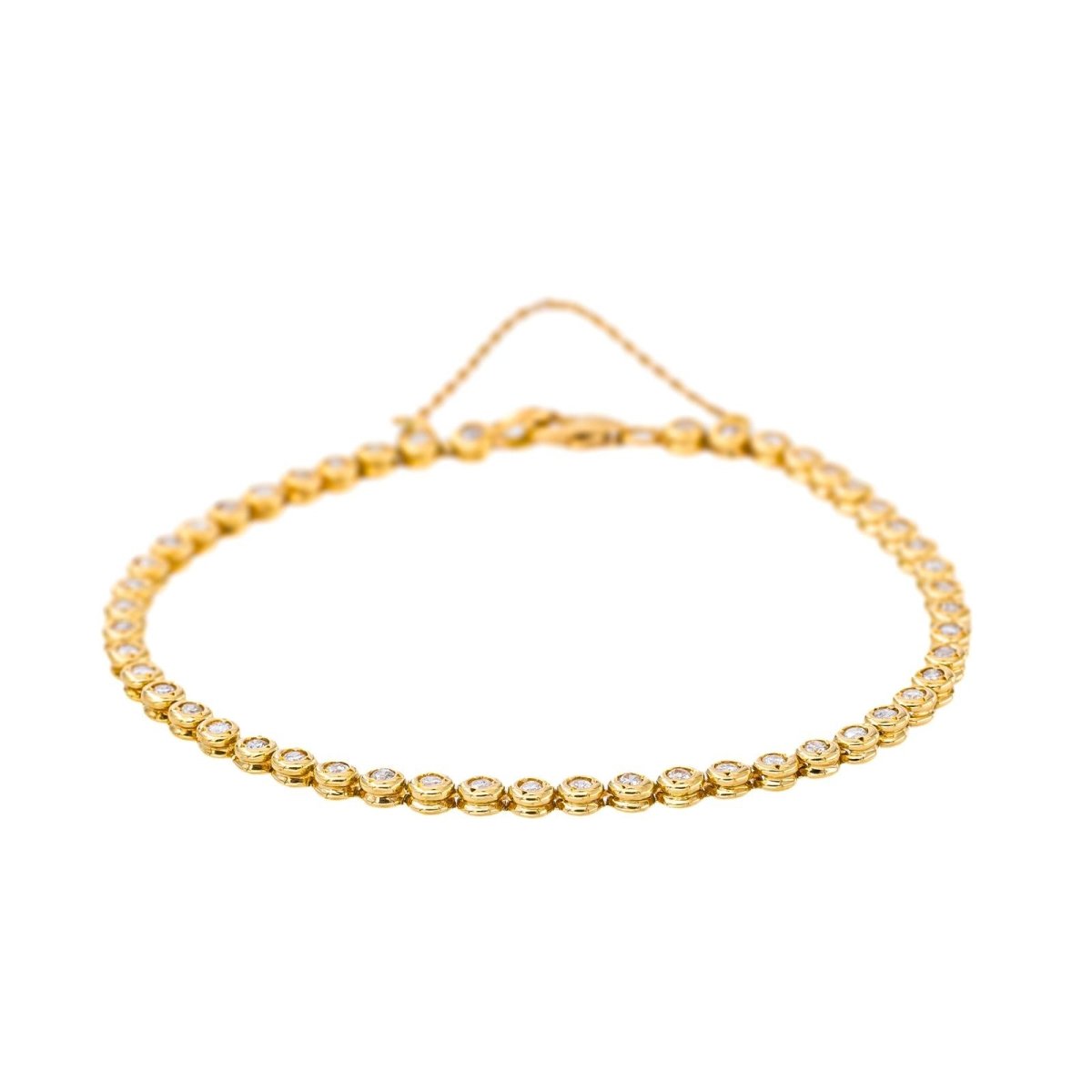 Bracelet Tennis Or jaune Diamant - Castafiore
