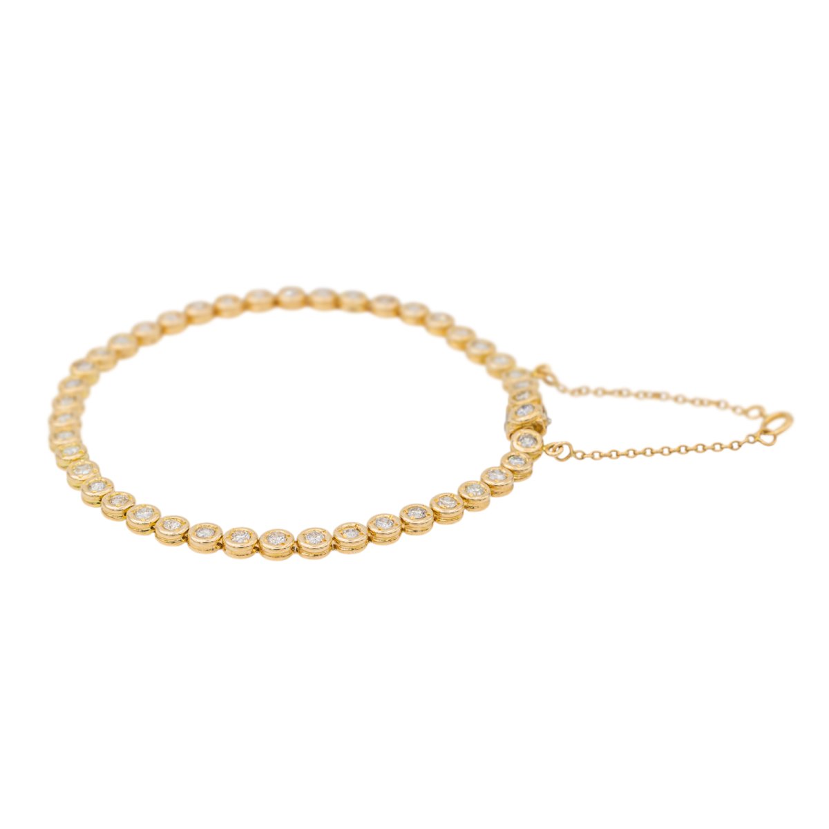 Bracelet Tennis Or jaune Diamant - Castafiore