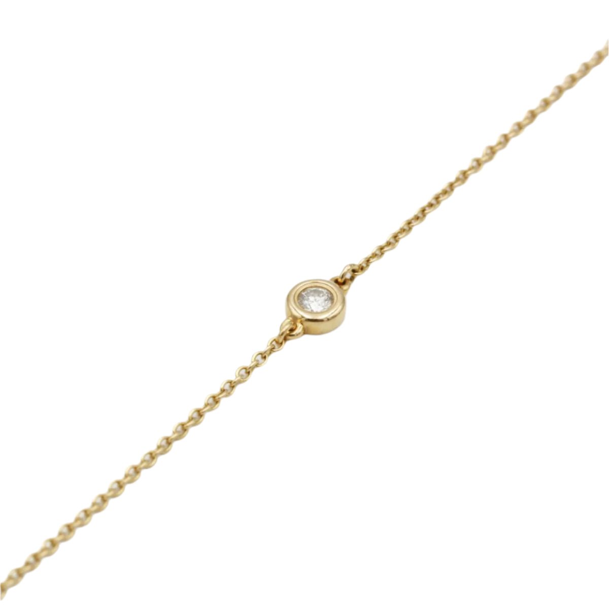 Bracelet TIFFANY & CO. par ELSA PERETTI "Diamonds By The Yard" en or rose et diamant - Castafiore