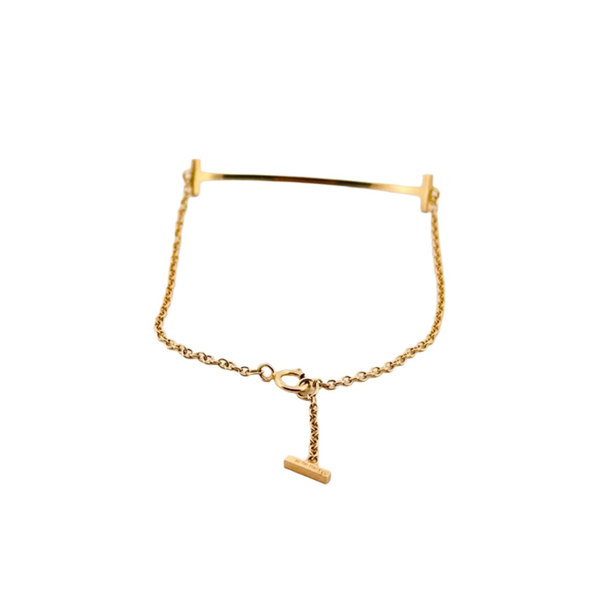 Bracelet TIFFANY T, "Smile" en or jaune - Castafiore