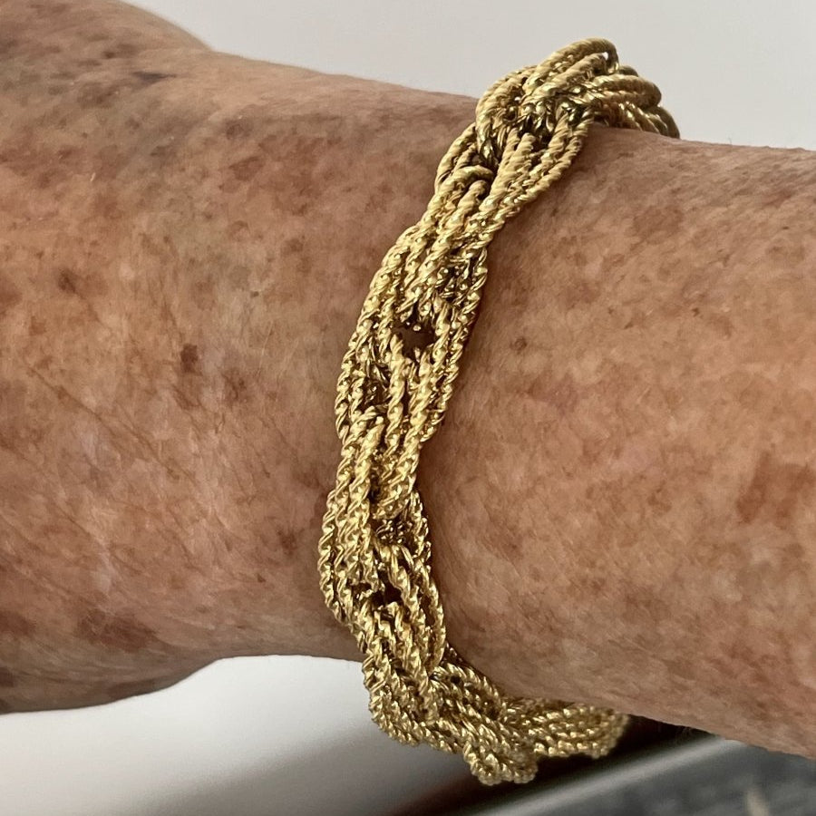 Bracelet Torsadé en or jaune - Castafiore