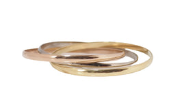 Bracelet Trinity de Cartier d'occasion trois ors - Castafiore