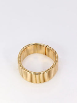 Bracelet Tubogas vintage en or jaune - Castafiore