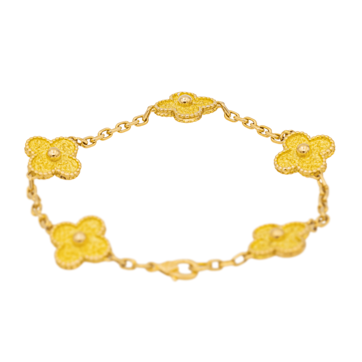 Bracelet Van Cleef & Arpels Bracelet Alhambra en or jaune - Castafiore