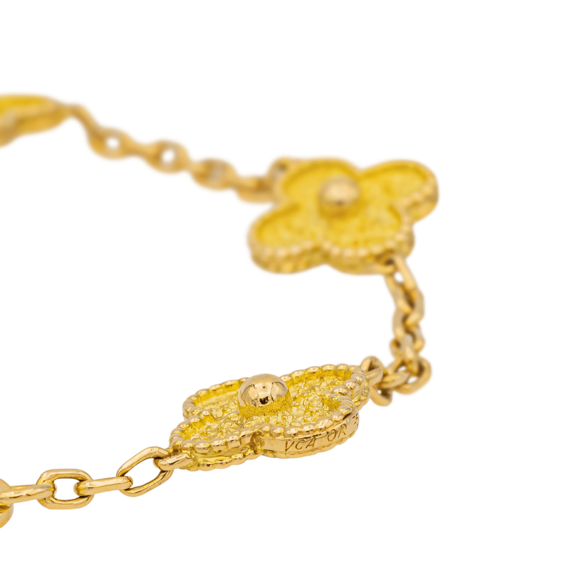 Bracelet Van Cleef & Arpels Bracelet Alhambra en or jaune - Castafiore