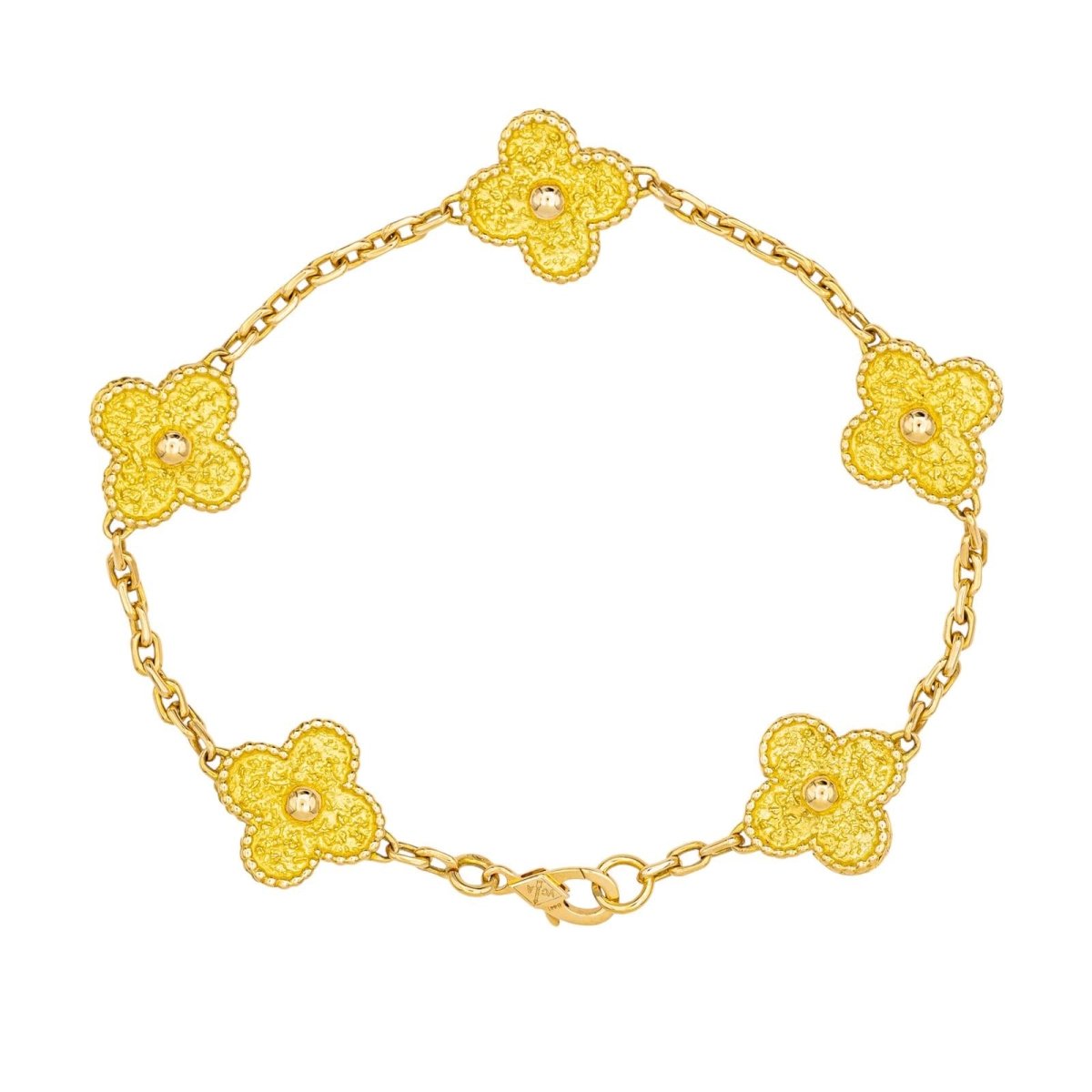 Bracelet Van Cleef & Arpels Bracelet Alhambra en or jaune - Castafiore