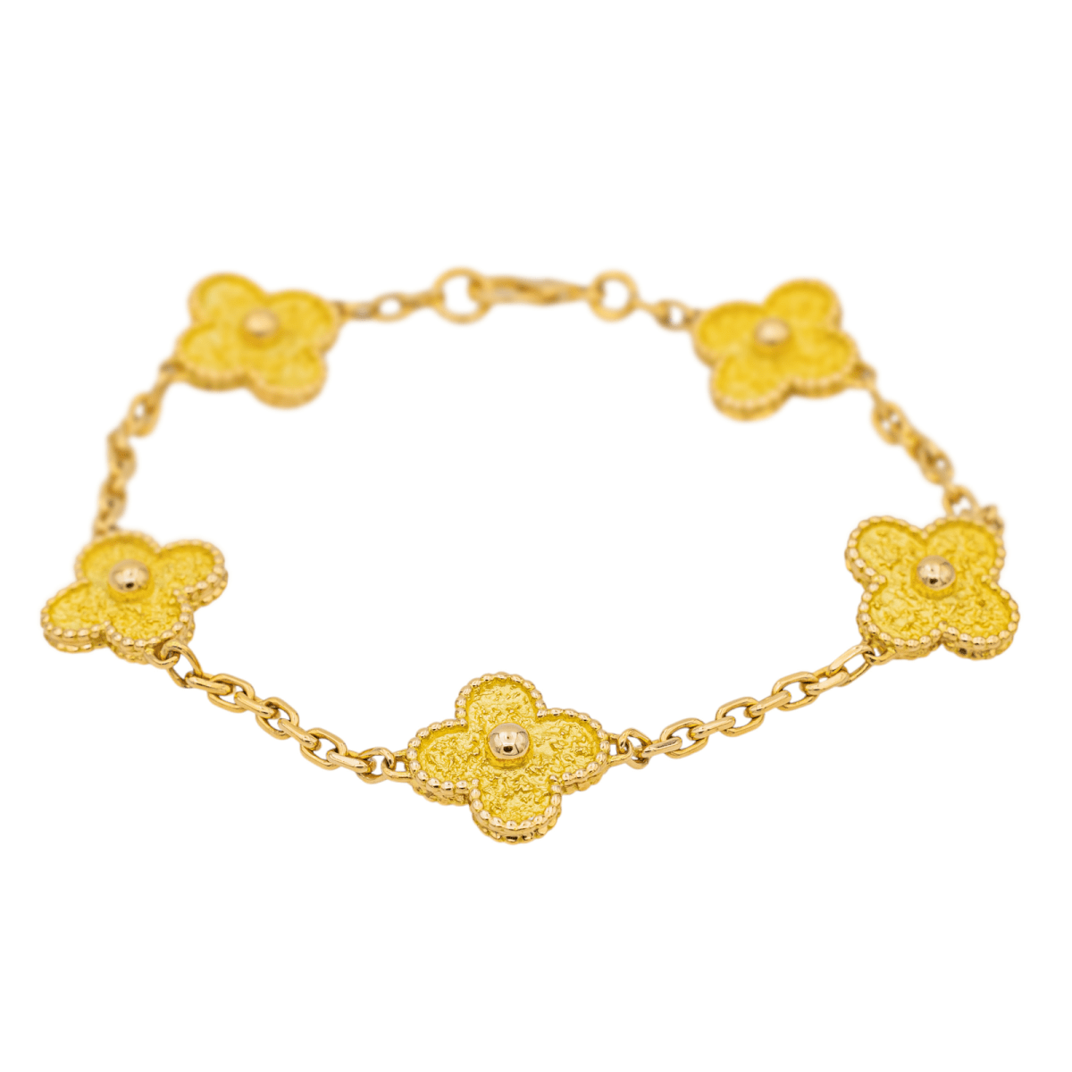 Bracelet Van Cleef & Arpels Bracelet Alhambra en or jaune - Castafiore