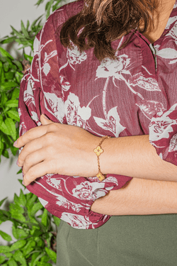 Bracelet Van Cleef & Arpels Bracelet Alhambra en or jaune - Castafiore