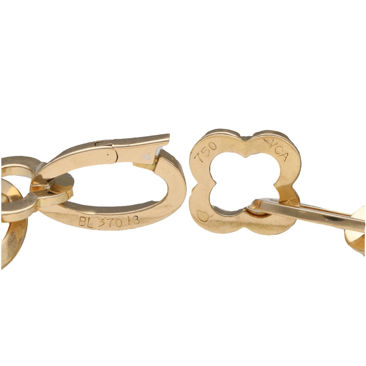 Bracelet VAN CLEEF & ARPELS "Byzantine Alhambra" en or jaune - Castafiore