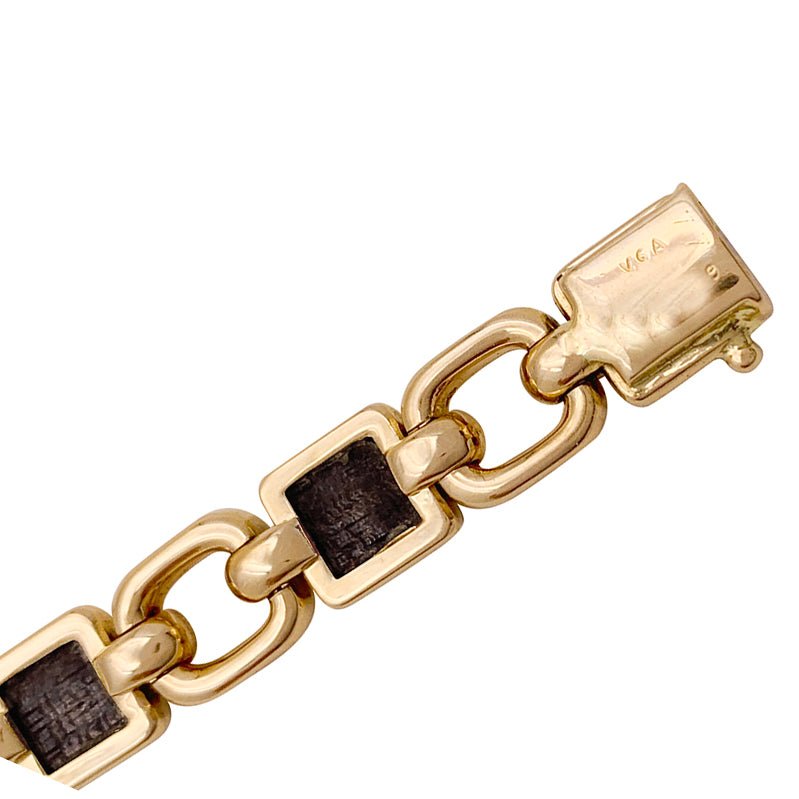 Bracelet VAN CLEEF & ARPELS en or jaune et bois d'amourette - Castafiore