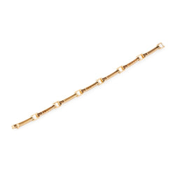 Bracelet VAN CLEEF & ARPELS en or jaune et diamants - Castafiore