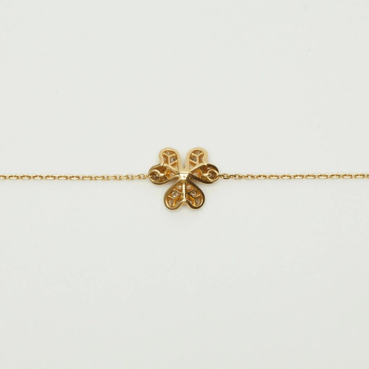 Bracelet Van Cleef & Arpels Frivole pavé en or jaune et diamants - Castafiore