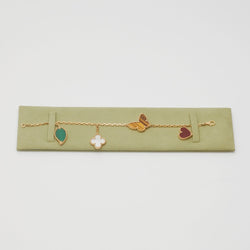 Bracelet Van Cleef & Arpels Lucky Alhambra 4 motifs en or jaune - Castafiore
