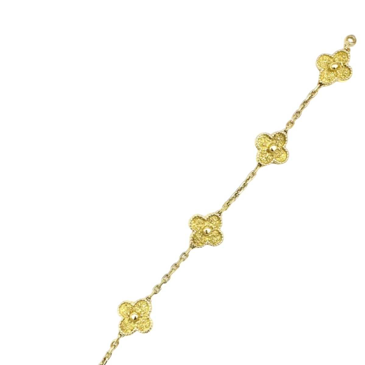 Bracelet VAN CLEEF & ARPELS "Vintage Alhambra" en or jaune - Castafiore