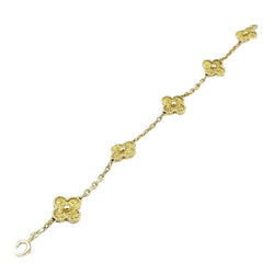 Bracelet VAN CLEEF & ARPELS "Vintage Alhambra" en or jaune - Castafiore
