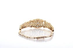 Bracelet vintage art déco diamants en or et platine - Castafiore