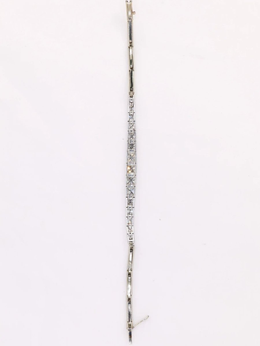 Bracelet vintage chute de diamants 2,5 ct - Castafiore