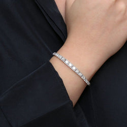 Bracelet vintage chute de diamants 2,5 ct - Castafiore