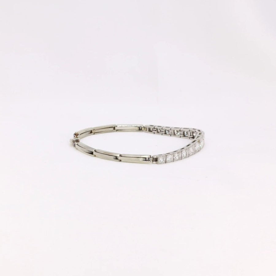 Bracelet vintage chute de diamants 2,5 ct - Castafiore