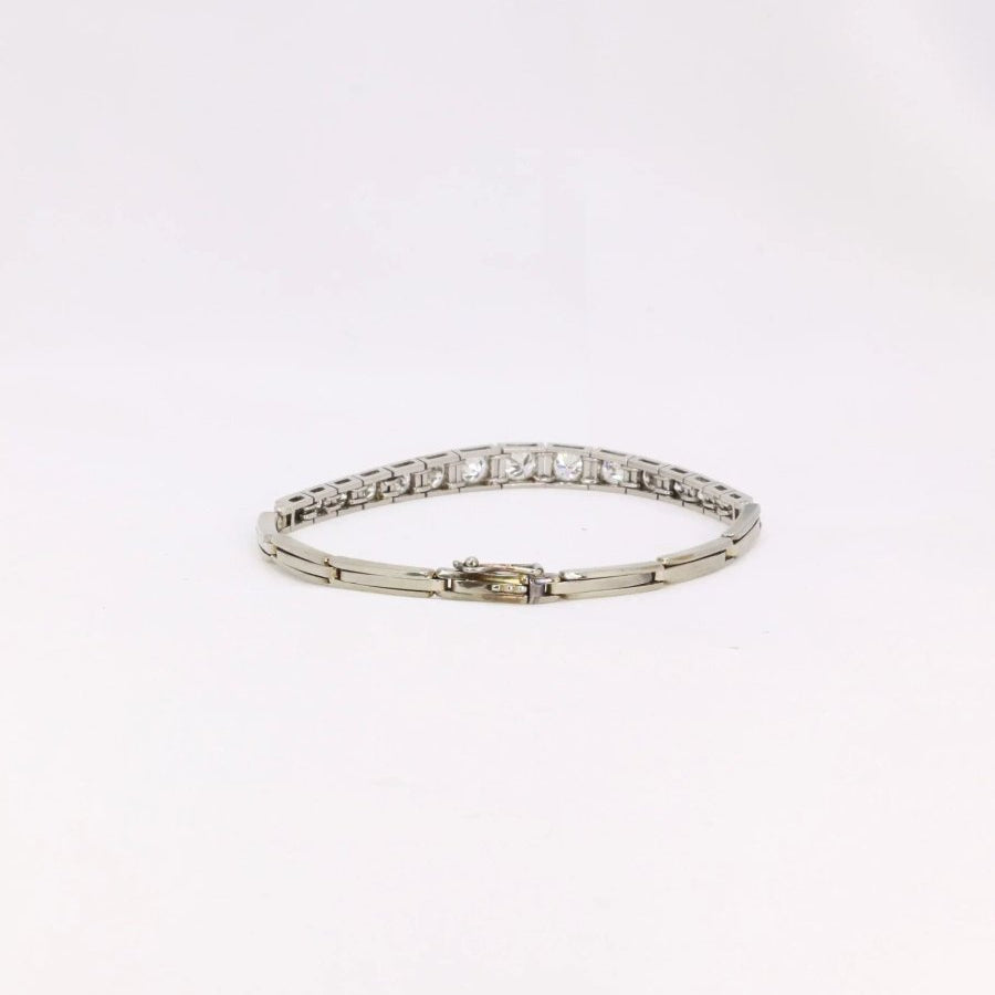 Bracelet vintage chute de diamants 2,5 ct - Castafiore