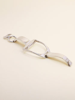 Bracelet vintage étrier en argent - Castafiore