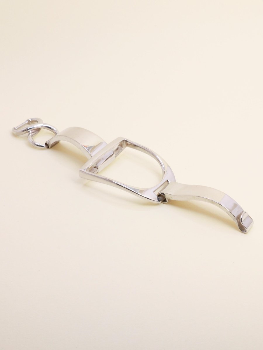 Bracelet vintage étrier en argent - Castafiore