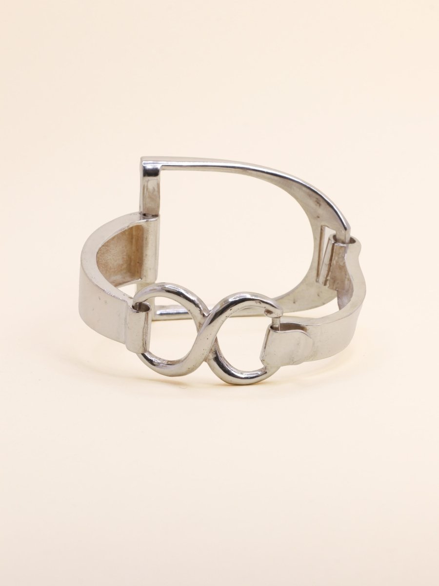 Bracelet vintage étrier en argent - Castafiore