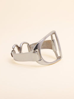 Bracelet vintage étrier en argent - Castafiore