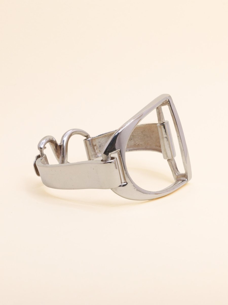 Bracelet vintage étrier en argent - Castafiore