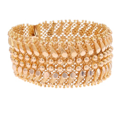 Bracelet VINTAGE Tissé en or jaune - Castafiore