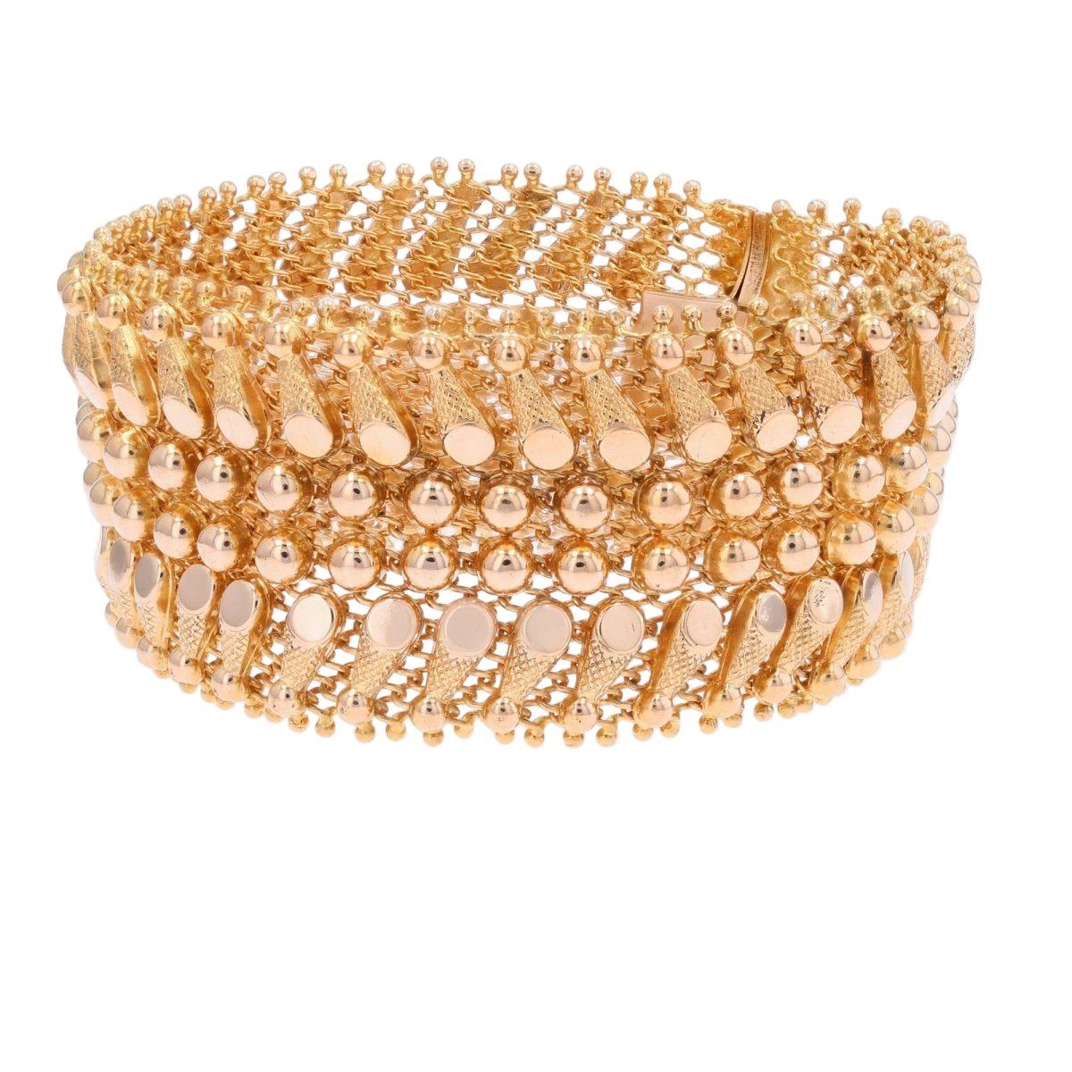 Bracelet VINTAGE Tissé en or jaune - Castafiore