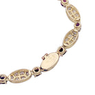 Bracelet vintage VAN CLEEF & ARPELS en diamants, rubis et or jaune. - Castafiore
