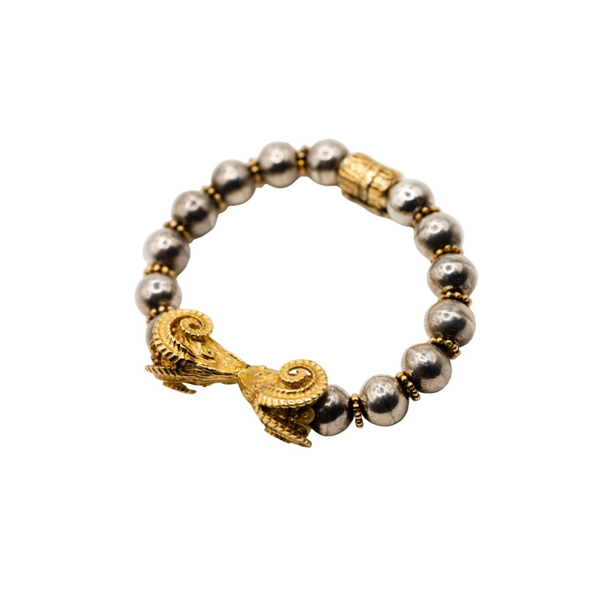 Bracelet ZOLOTAS en or jaune et argent - Castafiore