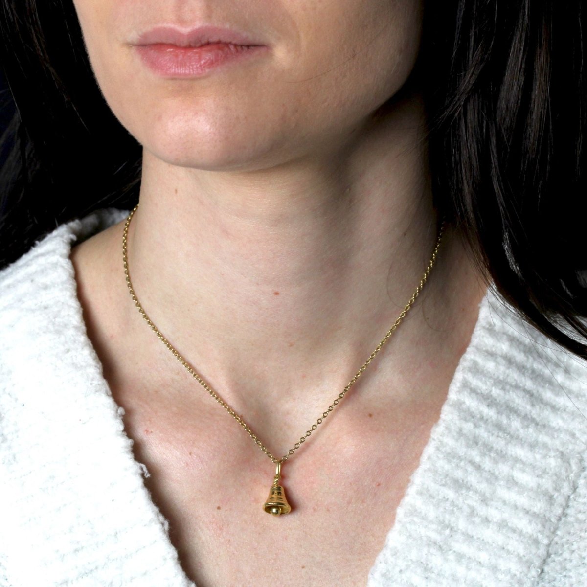 Breloque cloche or jaune Capri - Castafiore