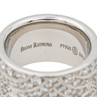 Briony Raymond Bague Cocktail Platine Diamant - Castafiore